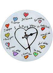Часы I love you (17см)