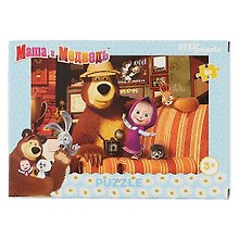 Пазл «Маша и Медведь» 80 элементов, Step puzzle