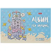 Альбом для рисования Hatber, Freaky friends, А4, 12 листов, в ассортименте
