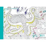 Альбом для рисования Эксмо, "Фантастический осьминог", А4, 20 листов, на склейке