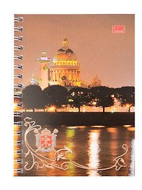 Записная книжка «Виды города» А6, 60 листов, спираль