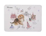 Магнит коты Карта (картон) (Москва) (МК/208/001)