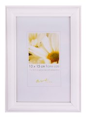 Фоторамка деревянная 10*15 "Line White" белая