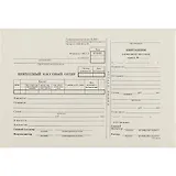 Бланк «Приходно-кассовый ордер», 100 листов, 19.5 х 13.5 см