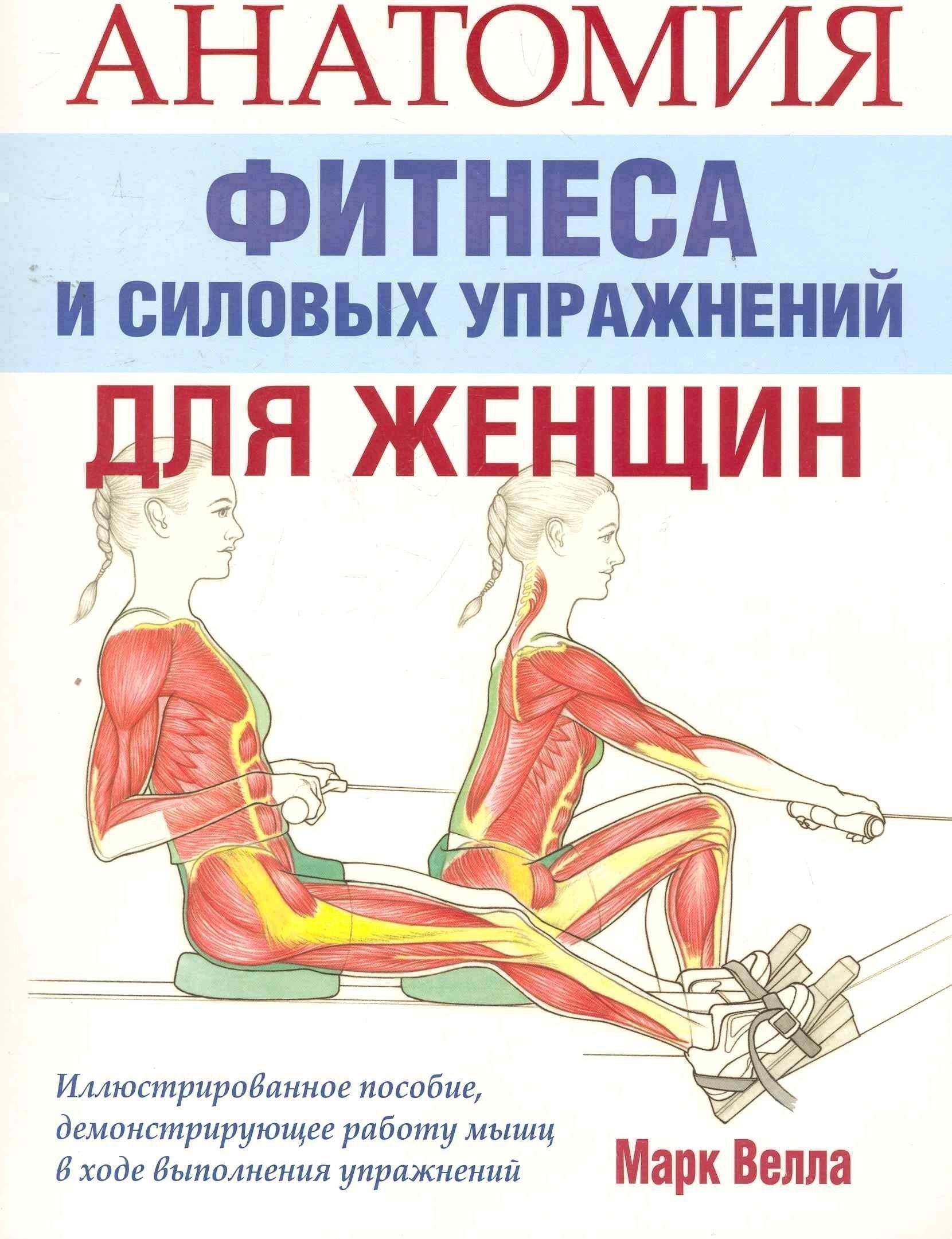 Обложка книги «Анатомия фитнеса и силовых упражнений для женщин»