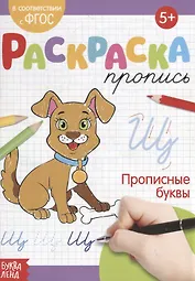 Раскраска-пропись «Прописные буквы»