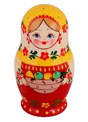 Матрешка 5 предм. "Узор", арт. С-6 (101)