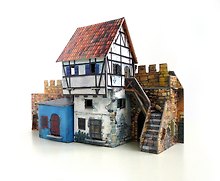 Умная бумага, Игровой набор, "Дом у стены"