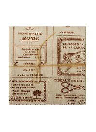 Ткань х/б , 10 см*90 см, ножницы (в пакете) (11-00530-32)
