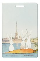 Чехол для карточек вертикальный СПб Заячий остров (ДК2024-469)
