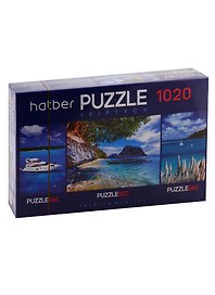 Пазл HATBER Premium 260+500+260 элементов TRIPTYCH 3 картинки в 1 коробке -Яхты