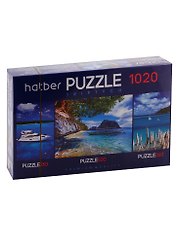 Пазл HATBER Premium 260+500+260 элементов TRIPTYCH 3 картинки в 1 коробке -Яхты