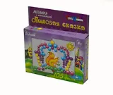 Игра, Мозаика с аппликацией, "Полянка", d10+d20/80 4 цв 9 аппл.