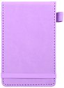 Записная книжка А6 50л лин. "Joy Note. Сиреневый" иск.кожа, тонир.блок, скругл.углы, резинка, петля д/ручки, кармашки, инд.уп.