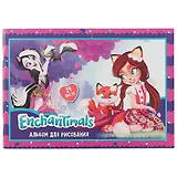 Альбом для рисования Centrum, Enchantimals, А4, 24 листа, на скрепке