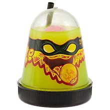 Игрушка слайм, Лизун Слайм ниндзя Slime Ninja, 2 в 1 смешивай цвета, желтый и красный, 130гр.