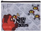 Папка на молнии А5 "Винни-Пух", ассорти,