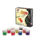 Краски по ткани флуоресцентные 9 цветов, Луч