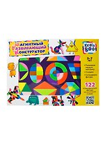 Конструктор, Kribly Boo, Магнитный развивающий конструктор, 122 детали.