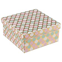 Подарочная коробка «Pastel fish-scale» средняя