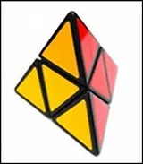 Головоломка Тетраэдр 4 треугольника на грани (002403)