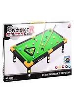 Настольная игра Наша Игрушка Бильярд 33 предмета, коробка 54,5х29х13,5см 6896