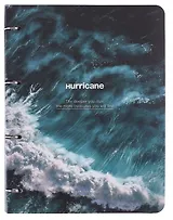 Тетрадь А4 120л кл. "Ocean", ураган, на кольцах, мел.картон, ламинация