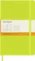 Книга для записей А5 120л лин. "CLASSIC LARGE" тв.,обл., лаймовый, резинка, ляссе, Moleskine - 1