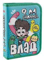 Пенал 1 отделение "Влад А4" 20*14 см, молния