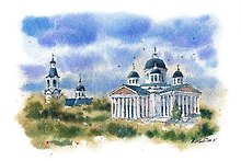 Открытка «Арзамас. Воскресенский собор»