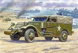 Сборная модель ЗВЕЗДА, Бронетехника, Бронетранспортёр, М-3, Скаут, С тентом, 1:35