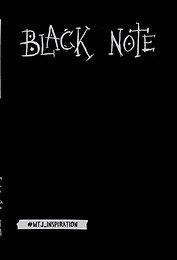Блокнот «Black Note с черными страницами от автора Уничтожь меня», твердая обложка, Эксмо