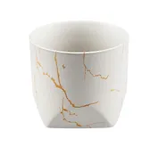 Кашпо Мрамор (белое) (керамика) (8х7) (12-06650-202306-99)