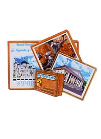 ГС Магнит Воронеж Чемодан вид 1 (дерево) (7,5см)