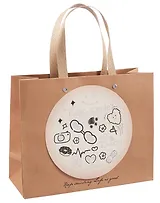 Пакет А4 24,5*19,5*9,5 "Keep smile" дет., крафт, бум.мат.ламинат