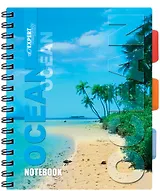 Тетрадь 96л кл. пласт.обл, пласт.разделители, гребень, ассорти, Expert Complete