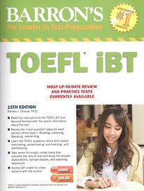 Barron`s Toefl iBT (15 изд.) (+2MP3 ч.1,2) (audio, online) (м) (Barron`s Educational) Sharpe