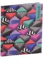 Книга для записей А5- 80 листов "Объёмные фигуры"