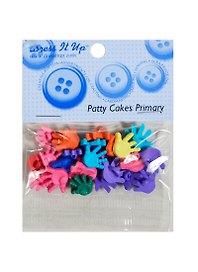 Набор пуговиц Patty Cakes Primary (608) (упаковка)