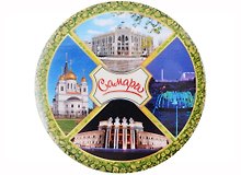 ГС Магнит закатной  78мм Самара Коллаж 2 (031048мз78002)