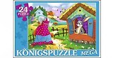 Мега-Пазл Konigspuzzle 24эл.Заюшкина Избушка-1 Пк24-5878