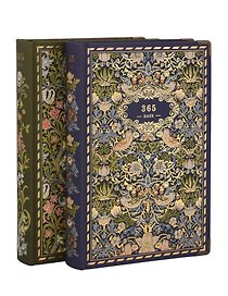 Книга для записей "У.Моррис" А5, 192 листа, нелинованная, твердая обложка, в ассортименте