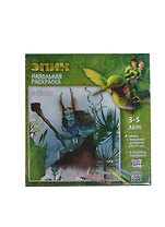 Напольная раскраска Мандрейк (Эпик) (49657) (83х71см) (+6 воск. карандашей) (3-5л.) (упаковка)