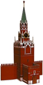 Сборная модель из картона, Умная бумага, Спасская Башня