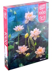 Пазл 1000 дет. Белый лотос  Cherry Pazzl 30158