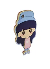 Блокнот Девочка в голубой шляпке (003218) (Карамба)