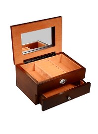Шкатулка ювелирная MORETTO 2-ярусная (18х13х10см) (39729)