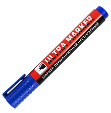 Маркер перманентный «Ultra Marker» синий 3,5 мм, Brauberg