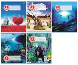 Тетрадь в клетку Hatber, "Живая 3D", 48 листов, в ассортименте