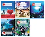 Тетрадь в клетку Hatber, "Живая 3D", 48 листов, в ассортименте